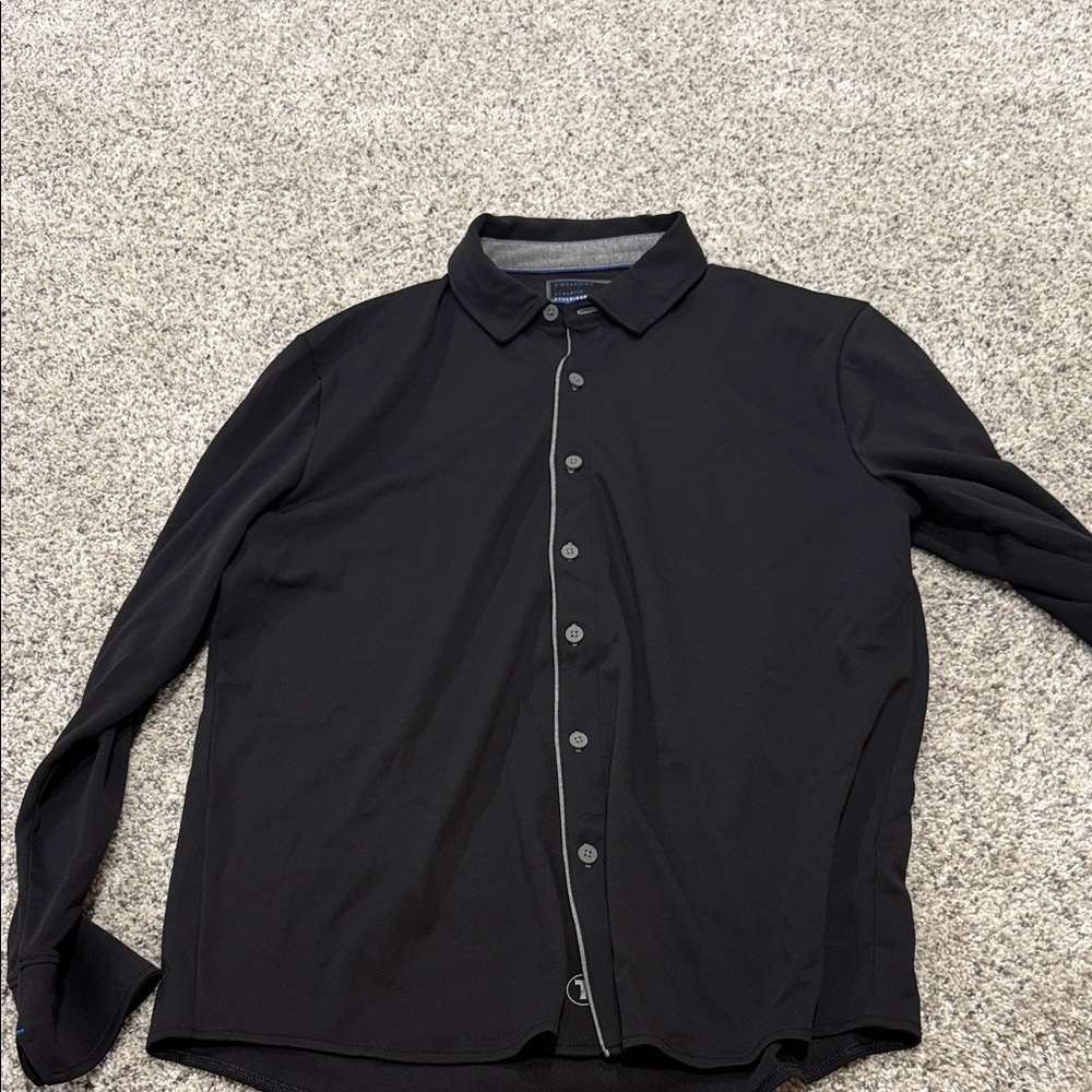 Men's Black Button Down Shirt
